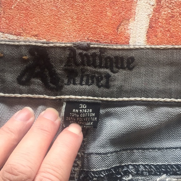 Antique Rivet Skinny Jeans - Picture 4 of 8